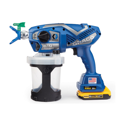 Pulverizador de Pintura Portátil ULTRA  Graco con baterías DEWALT