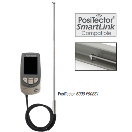 MEDIDOR DE ESPESOR METALES FÉRRICOS CON SONDA EXTENDIDA DE 90|