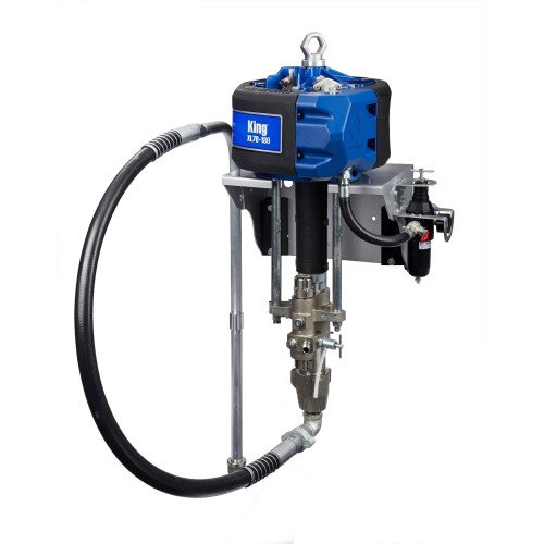 EQUIPO AIRLESS NEUMATICO KING 45:1 - MONTAJE PARED