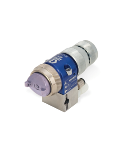 Pistola de pulverización aerográfica AirPro EFX con colector, HVLP, boquilla de 0,7 mm (0,028 pulg.), boquilla de acero inoxidab