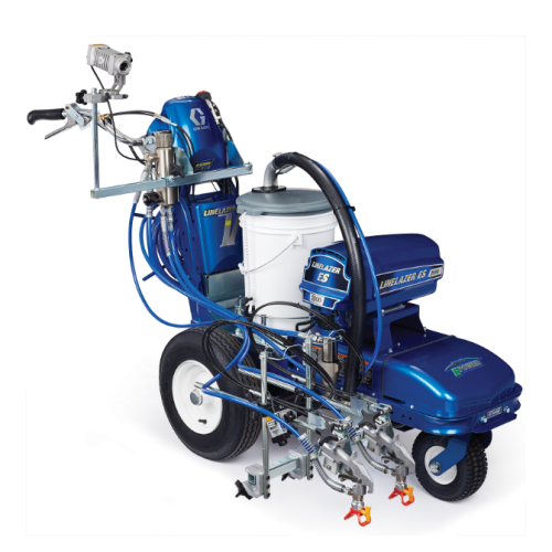 TRAZADORA DE LÍNEAS AIRLESS A BATERÍA LINELAZER V ES 2000 DE LA SERIE HP AUTOMATIC, 2 PISTOLAS AUTMATICAS