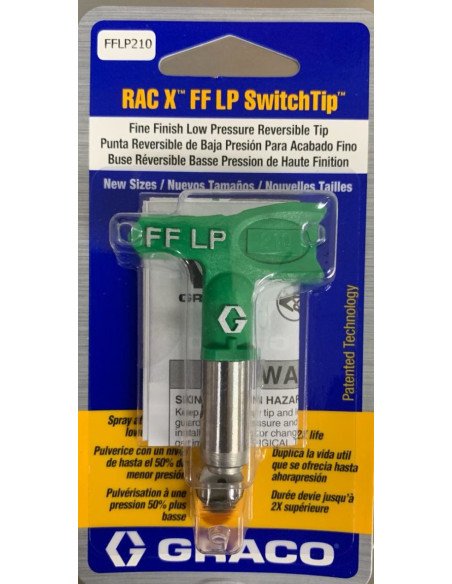 Boquilla RAC X  – Acabado fino, FFLP210