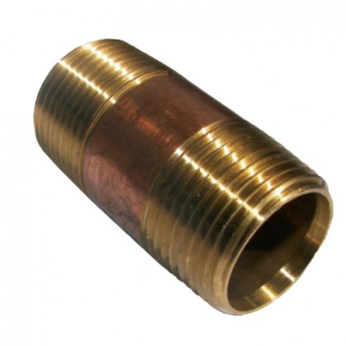 Nipple, Brass, 3/4 x 2, BR40-34x2