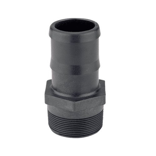 Hose Barb, Poly 3/8"Pipe x 1/2"Barb, HB-038x050
