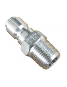 SS PLUG 1/4" MNPT, V10077