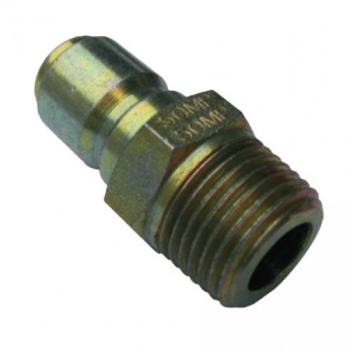 Plug, 1/2 Male  "ST" (Plated Steel)  PK5, ST4M4-S