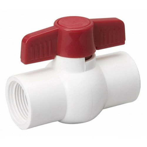 Ball Valve, Pvc Import 1/2" FxF, IBVT-12