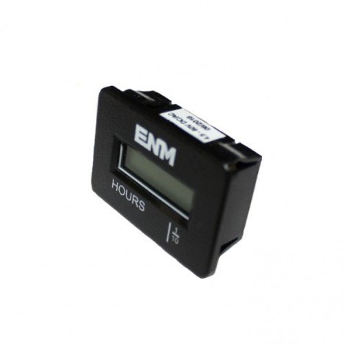 Digital Hour Meter, 12VDC, Panel Mount, EM312