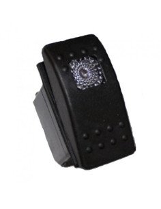 Switch, Lighted Rocker  12v Clear Lens, EC405