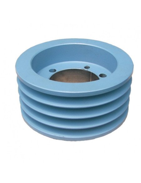 Pulley 3.15" OD, 4 Groove,  SH Style Bushing, 4-3V3.15