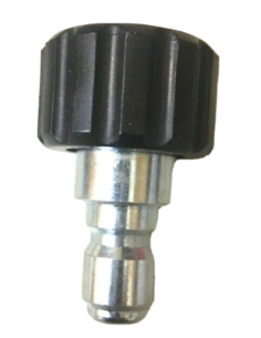 Coupler, 3/8 Male Plug QC x M22 Female, D10037