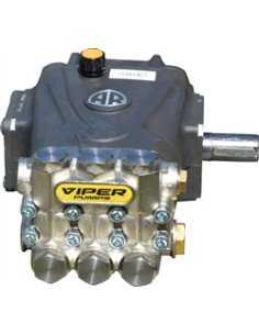 Viper Pump, 4 GPM @ 4200 PSI, 1750 RPM, 24mm Solid Shaft, Triplex Plunger, VA4G42S