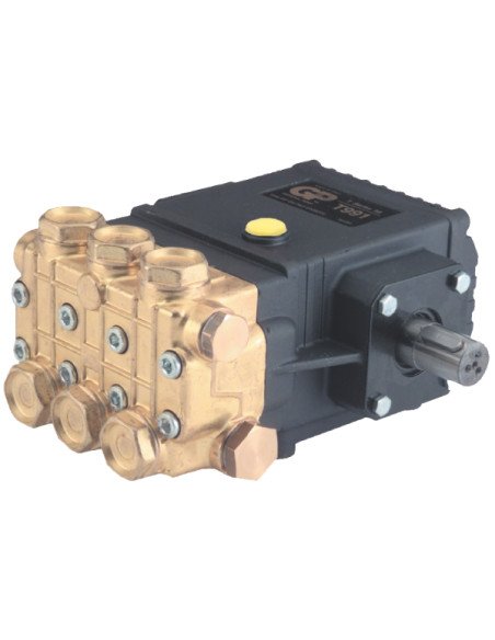 Pump, Triplex, 3.5GPM@1500PSI, 1450 RPM, 24mm Solid Shaft, T991