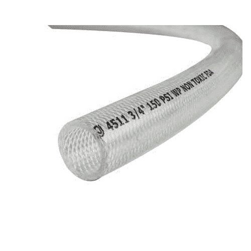 Manguera transparente de PVC de "1"", reforzada, 4511-1001"