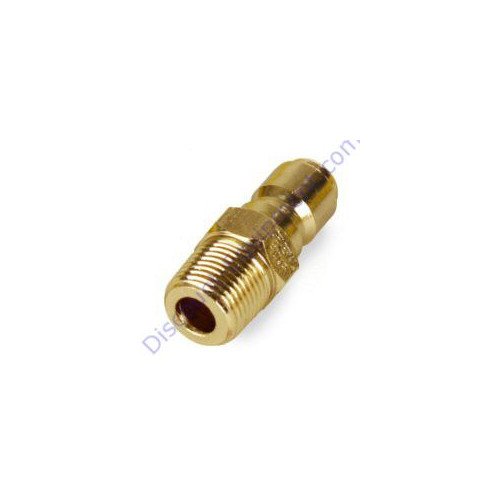 DPac - Tapón QC, acero, 1/4" MNPT, 02-122
